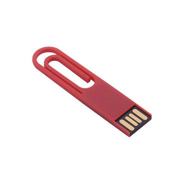 超薄迴紋針造型USB-塑料隨身碟_3